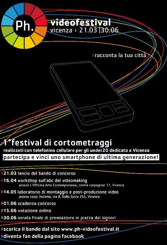 ph_videofestival Ph.videofestival: 1° videofestival di cortometraggi realizzati con telefonino cellulare